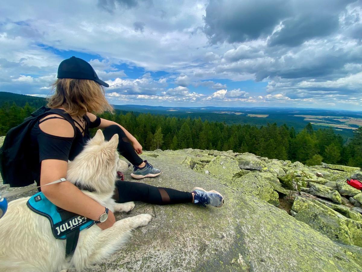Ferienwohnung Oxana Im Naturpark Fichtelgebirge Schonwald  Bagian luar foto