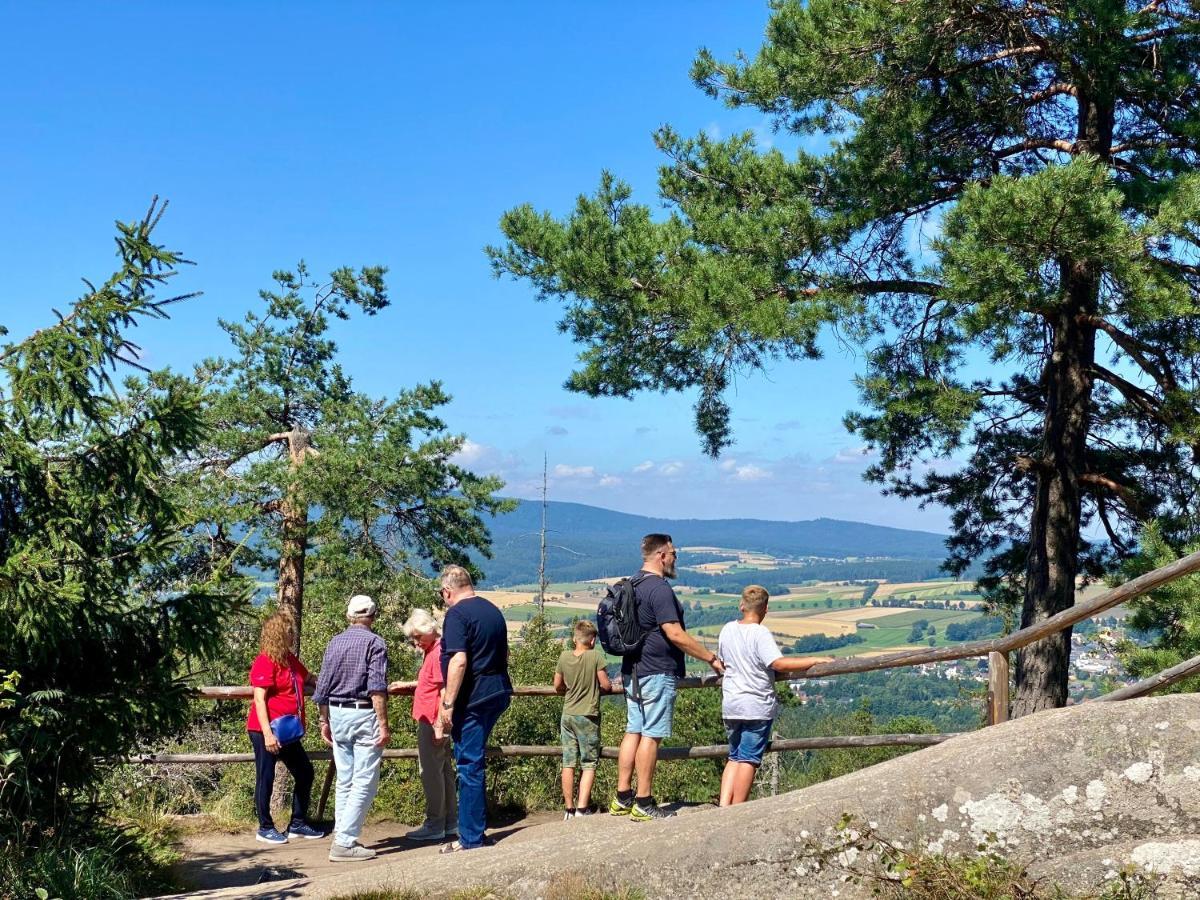 Ferienwohnung Oxana Im Naturpark Fichtelgebirge Schonwald  Bagian luar foto